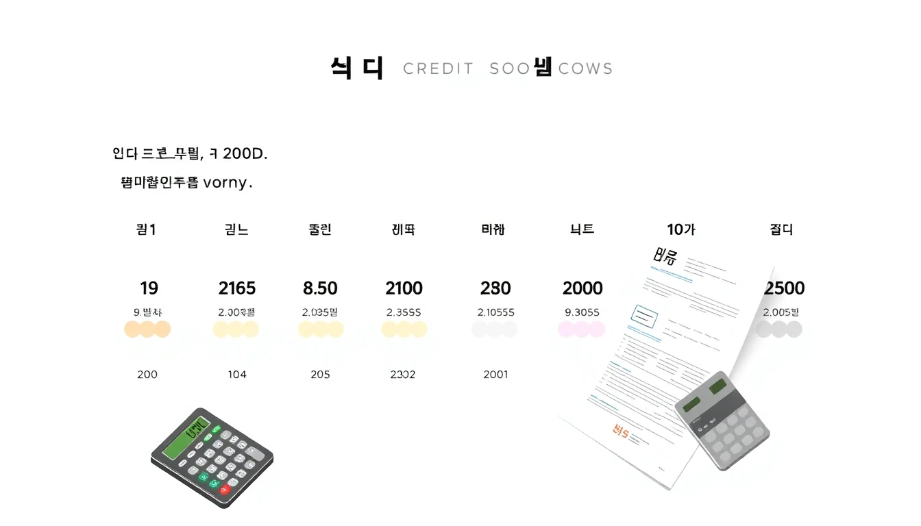 주식 투자 신용등급 영향도와 대출가능액 계산법 2026