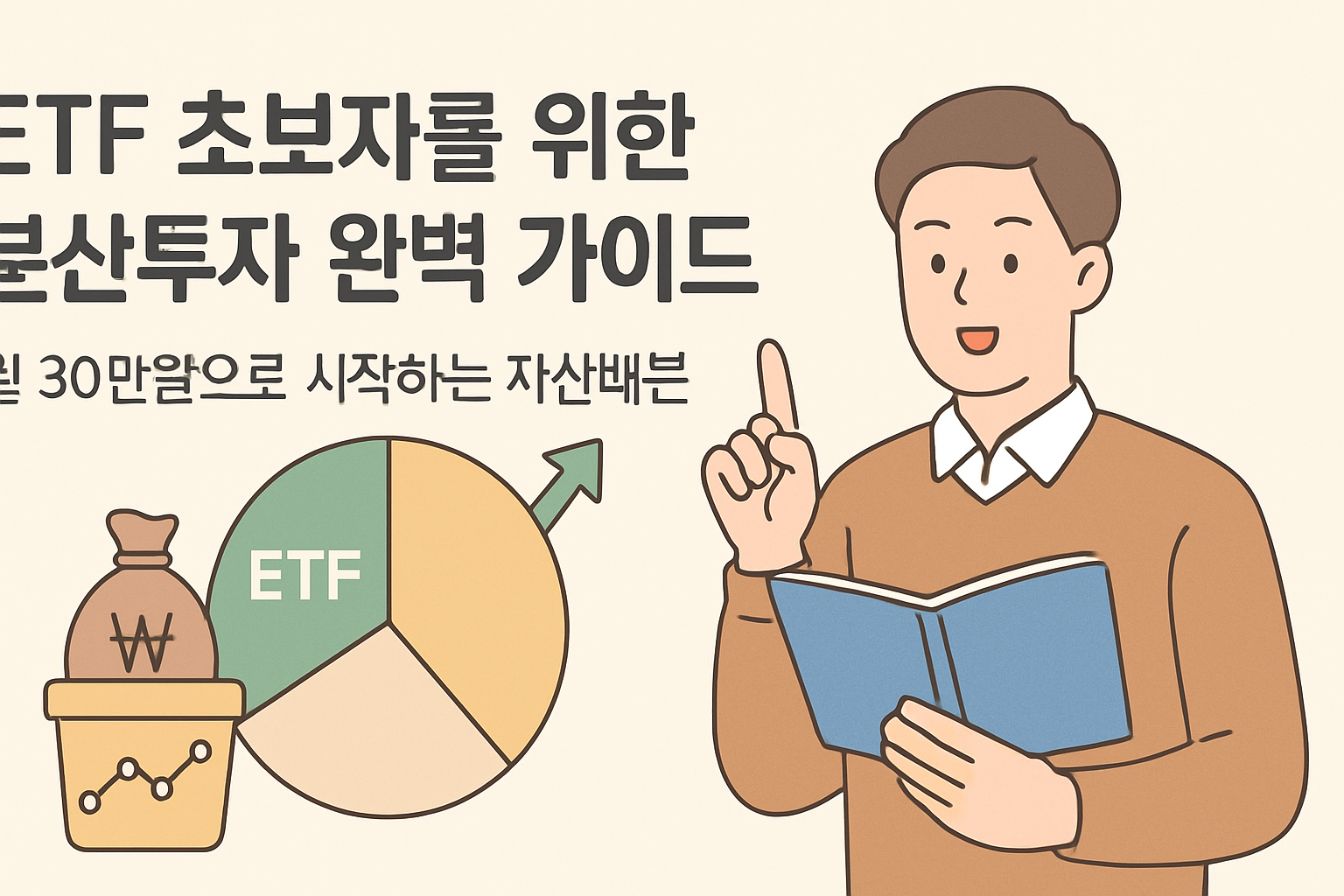 ETF 초보자를 위한 분산투자 완벽 가이드: 월 30만원으로 시작하는 자산배분
