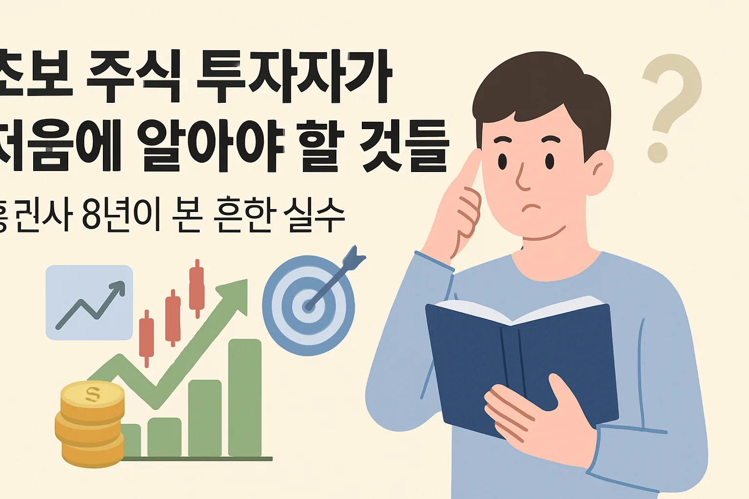 초보 주식 투자자가 처음에 알아야 할 것들, 증권사 8년이 본 흔한 실수