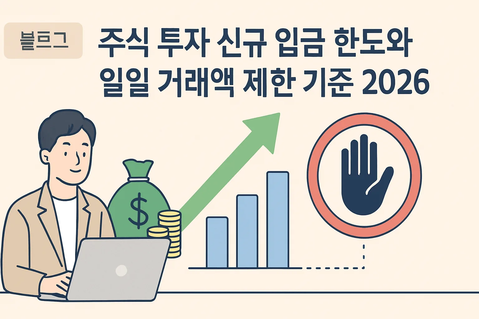 주식 투자 신규 입금 한도와 일일 거래액 제한 기준 2026