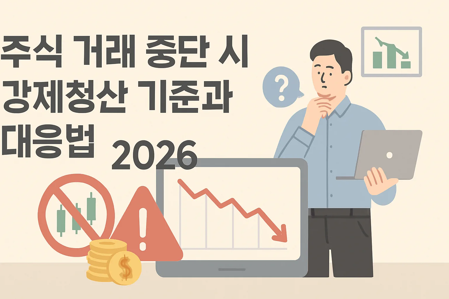 주식 거래 중단 시 강제청산 기준과 대응법 2026